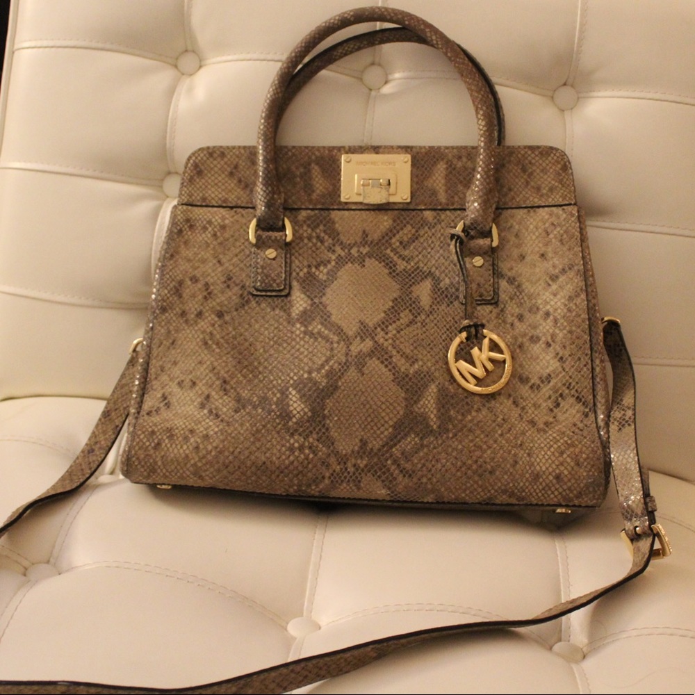 Michael Kors python purse